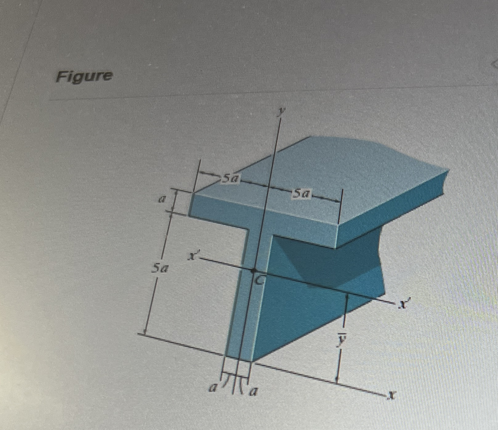 In ( Figure 1 ) a = 3 0 mmPart A Determine ? b a
