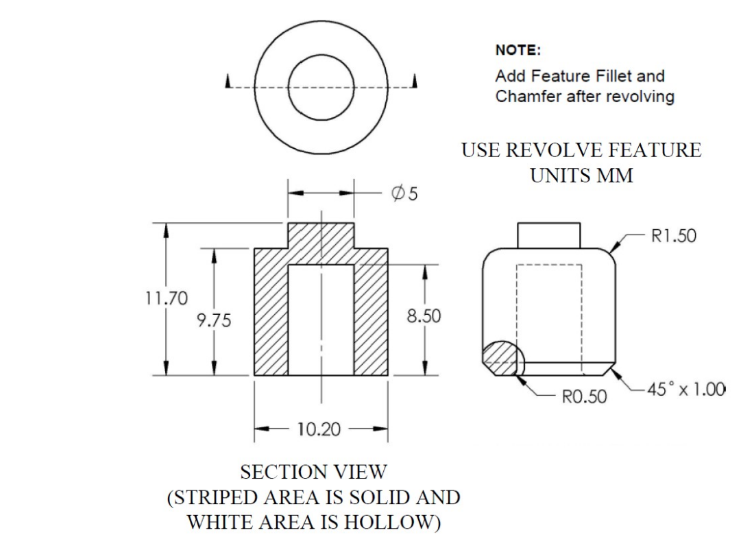 I need help making this Lego head in solidworks