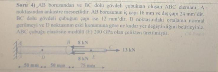 Sor 1 ) , AB borusundan ve BC dolu g vdeli