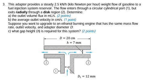 This adapter provides a steady 2 . 5 k N h ( kilo