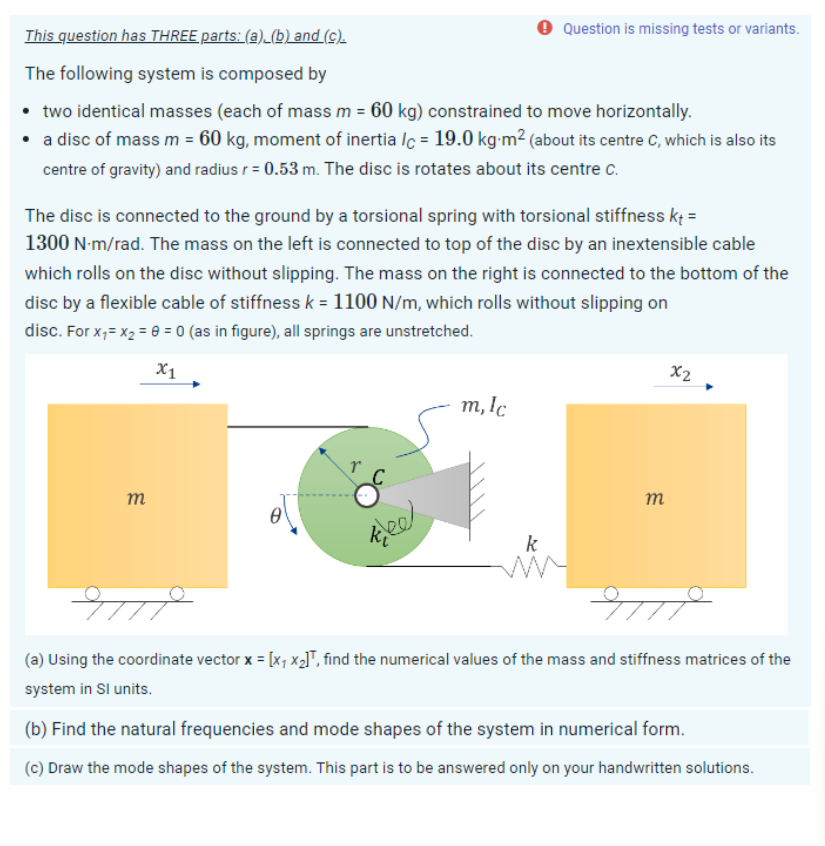 This question has THREE parts: ( a ) ( b ) ( b )