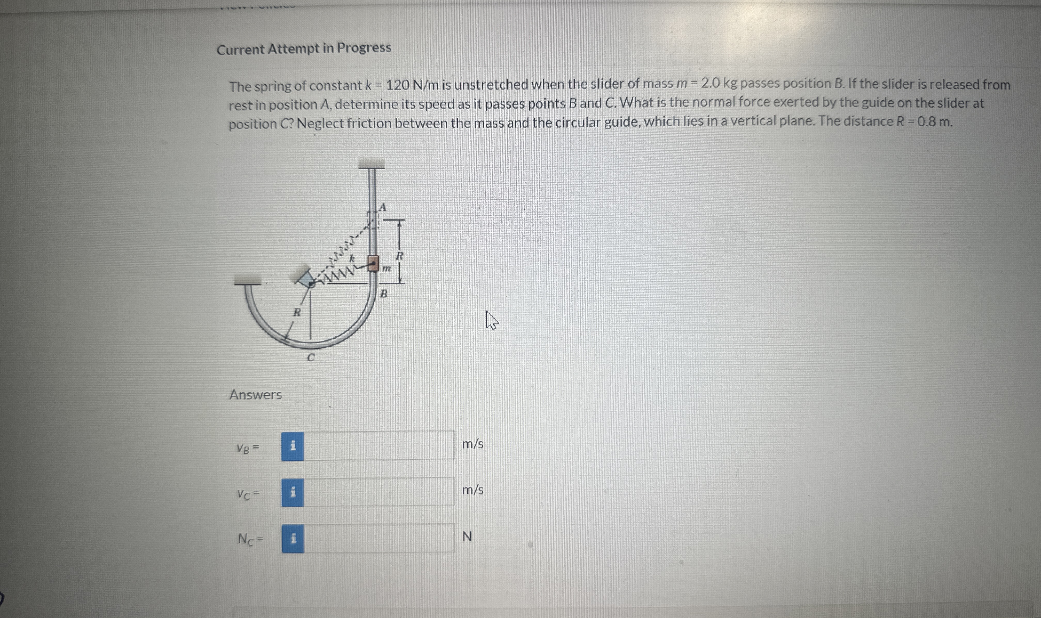 Current Attempt in Progress The spring of