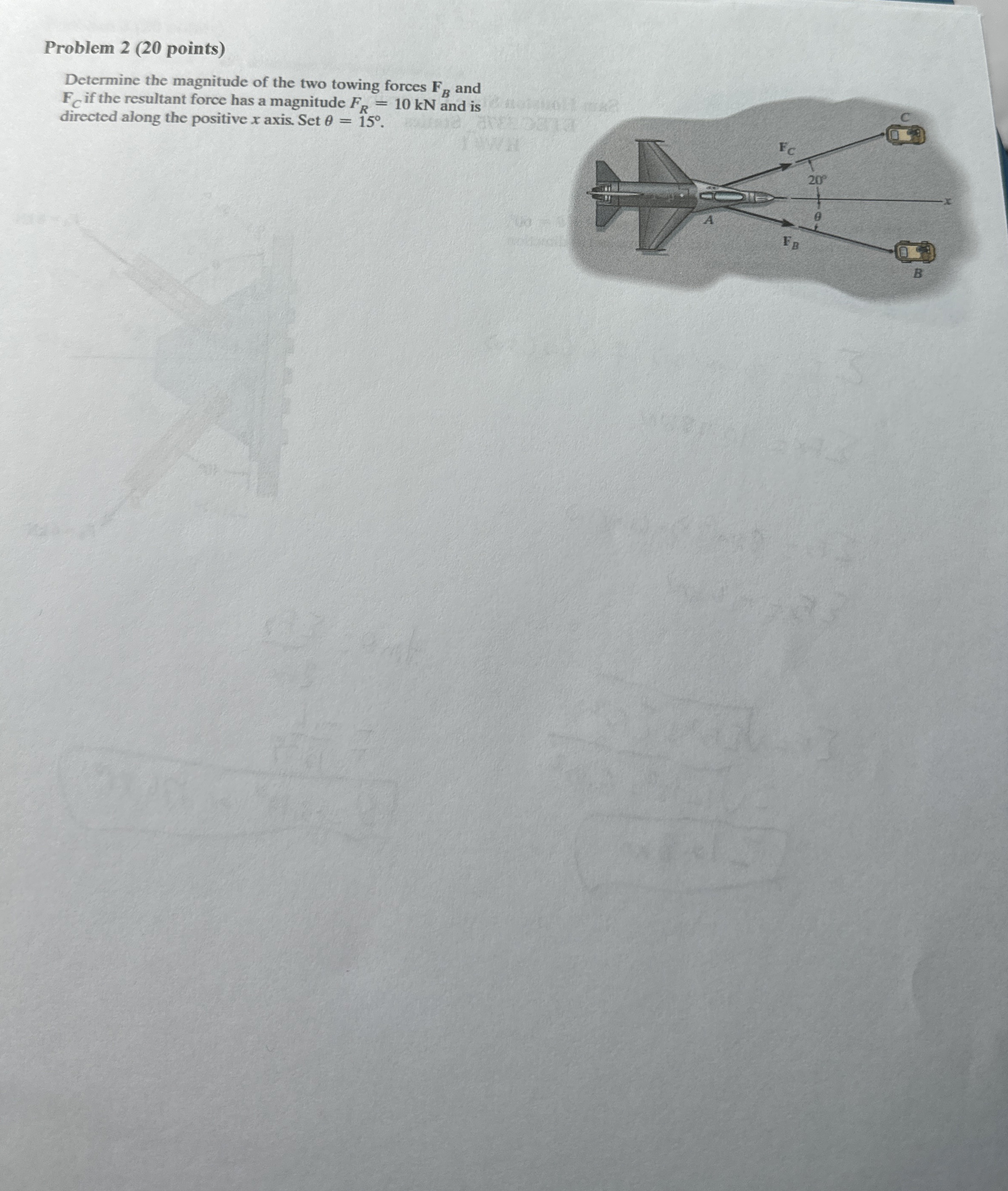 Problem 2 ( 2 0 points ) Determine the magnitude