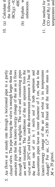 Air flows at a steady rate through a horizontal