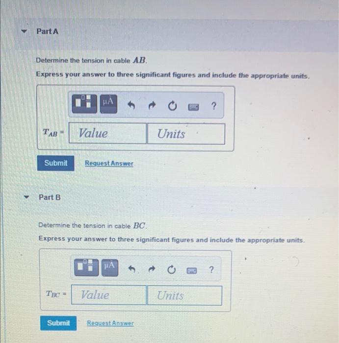 Consider ( Figure 1 ) . Determine the tension in