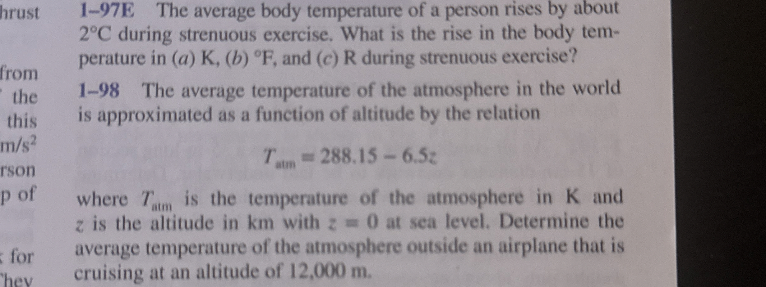 hrust , 1 - 9 7 E The average body temperature of