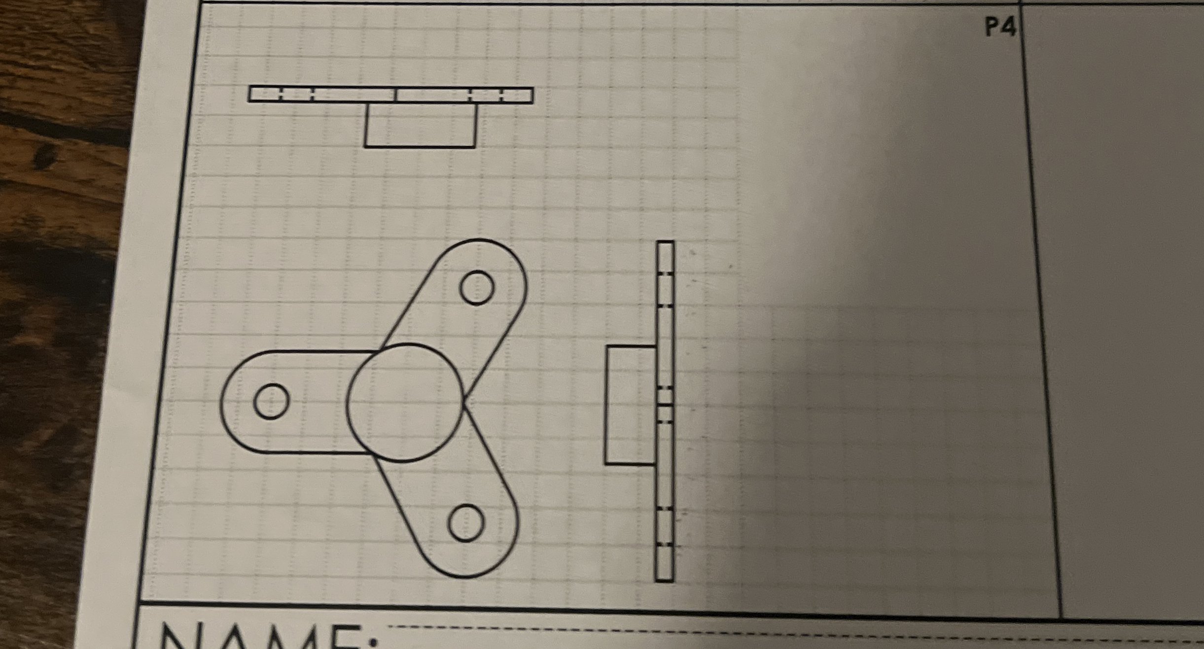 Draw the oblique of this part. ASAP please and