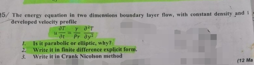5 / The energy equation in two dimensions