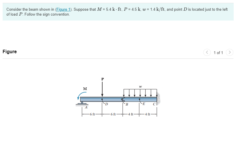 Determine the internal normal force at section