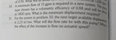A minimum flow of 1 5 gpm is required in a new