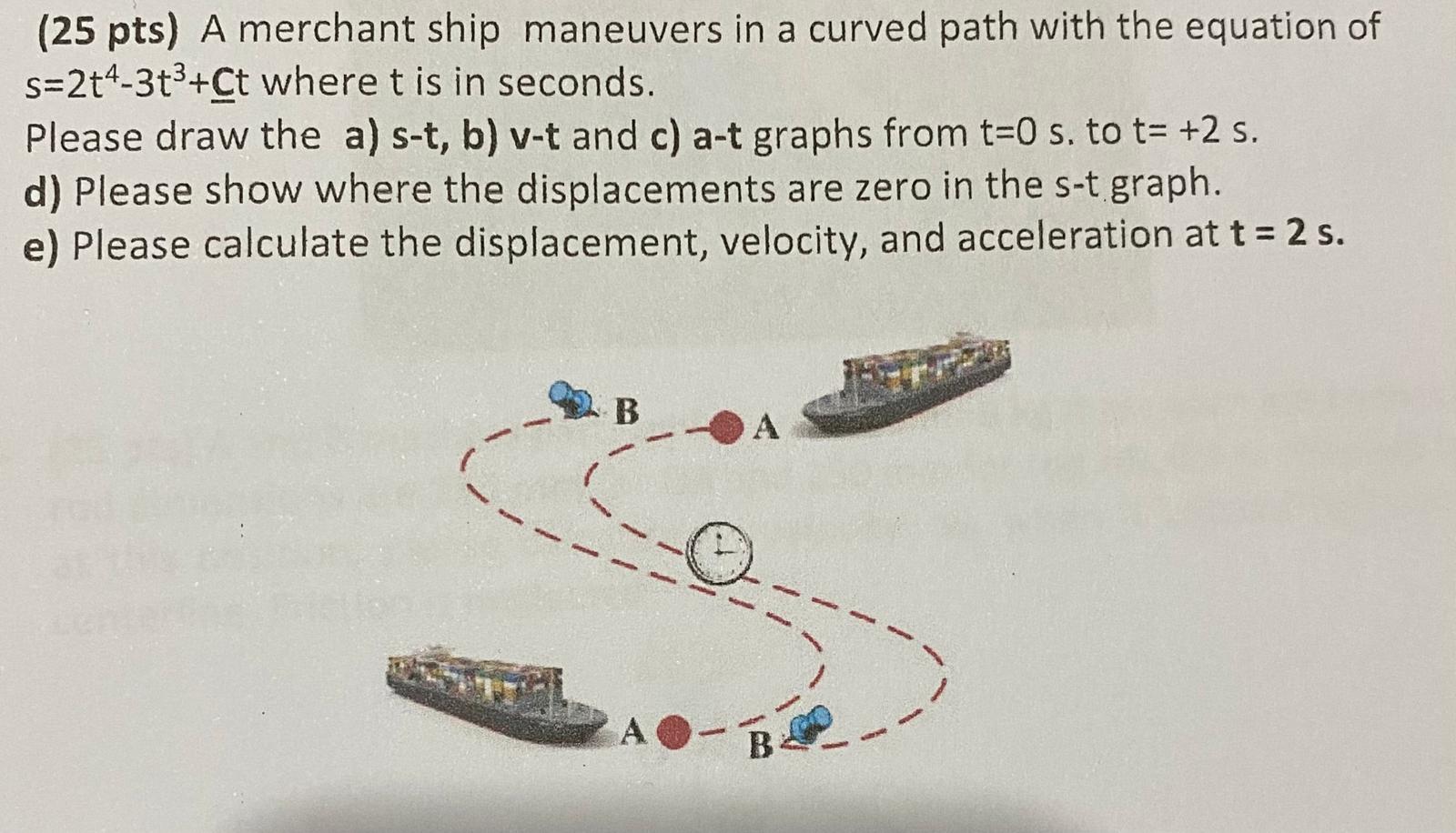 C = 7 PLEASE DRAW THE GRAPH CLEARLY AND HOW CAN