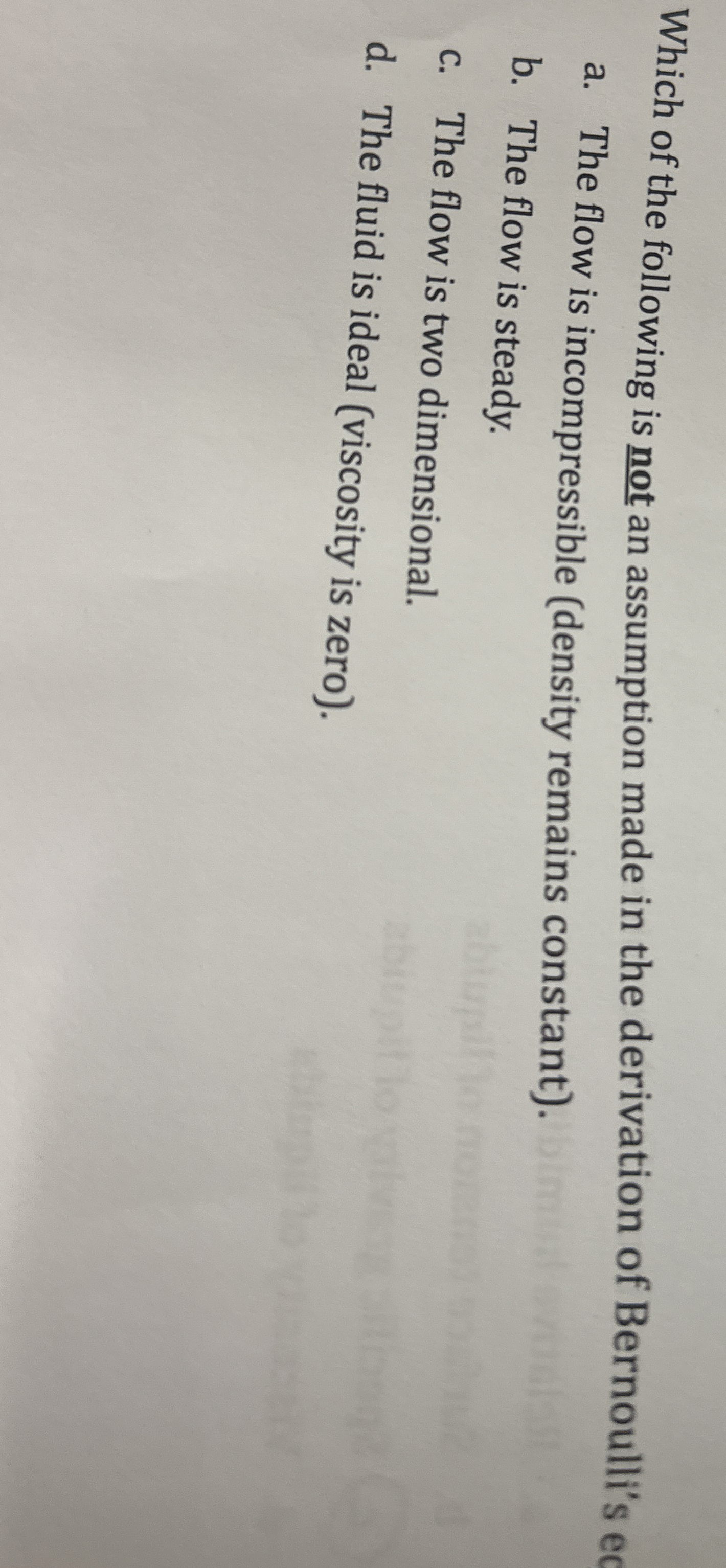 Stagnation point is the point in fluid mechanics