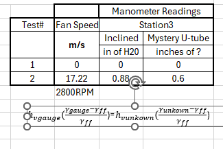 Calculate the specific weight of the mystery
