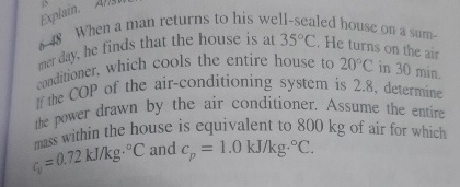 A . 4 When a man returns to his well - sealed