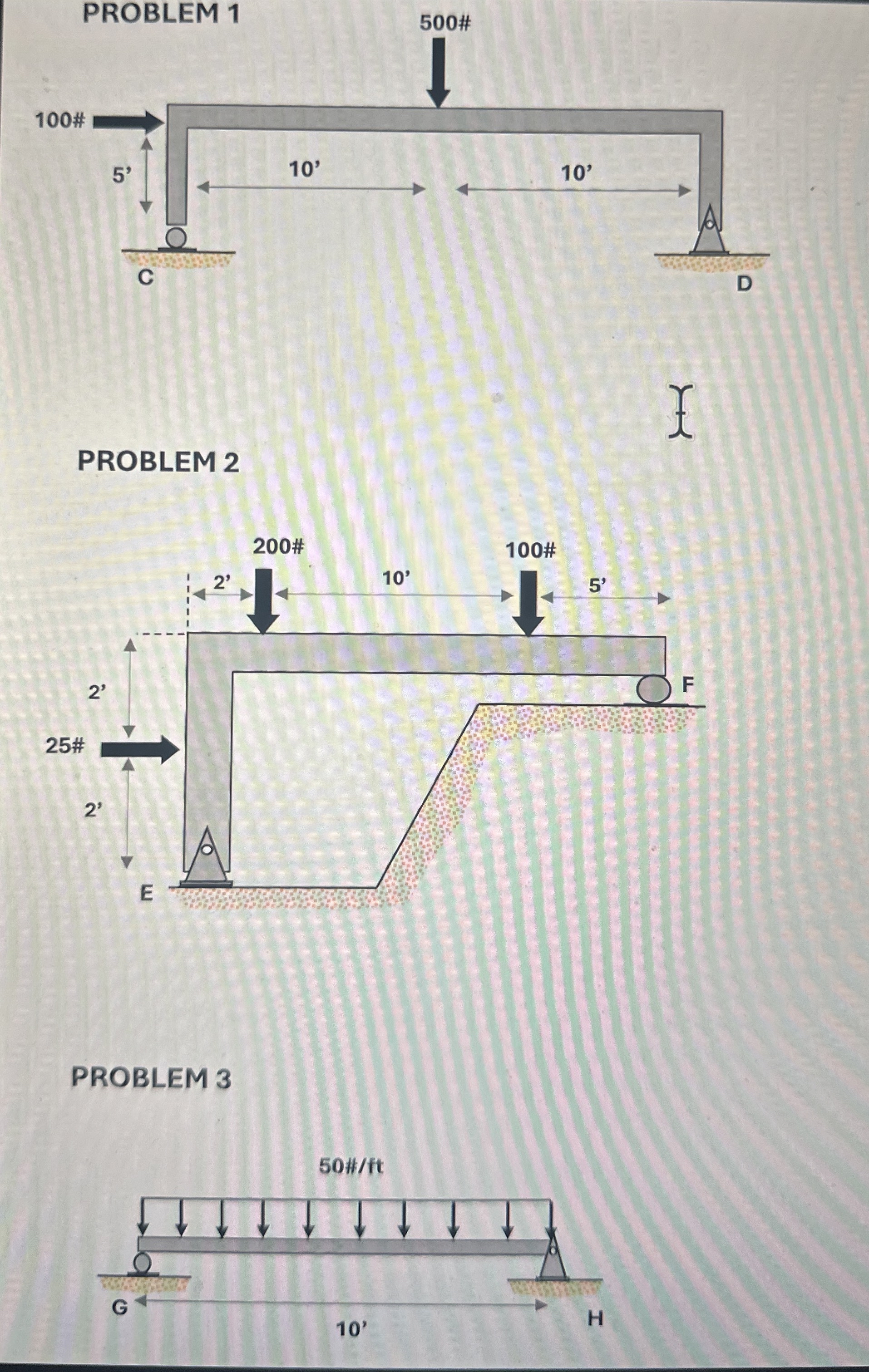 Solve for all unknowns ( magnitude and direction