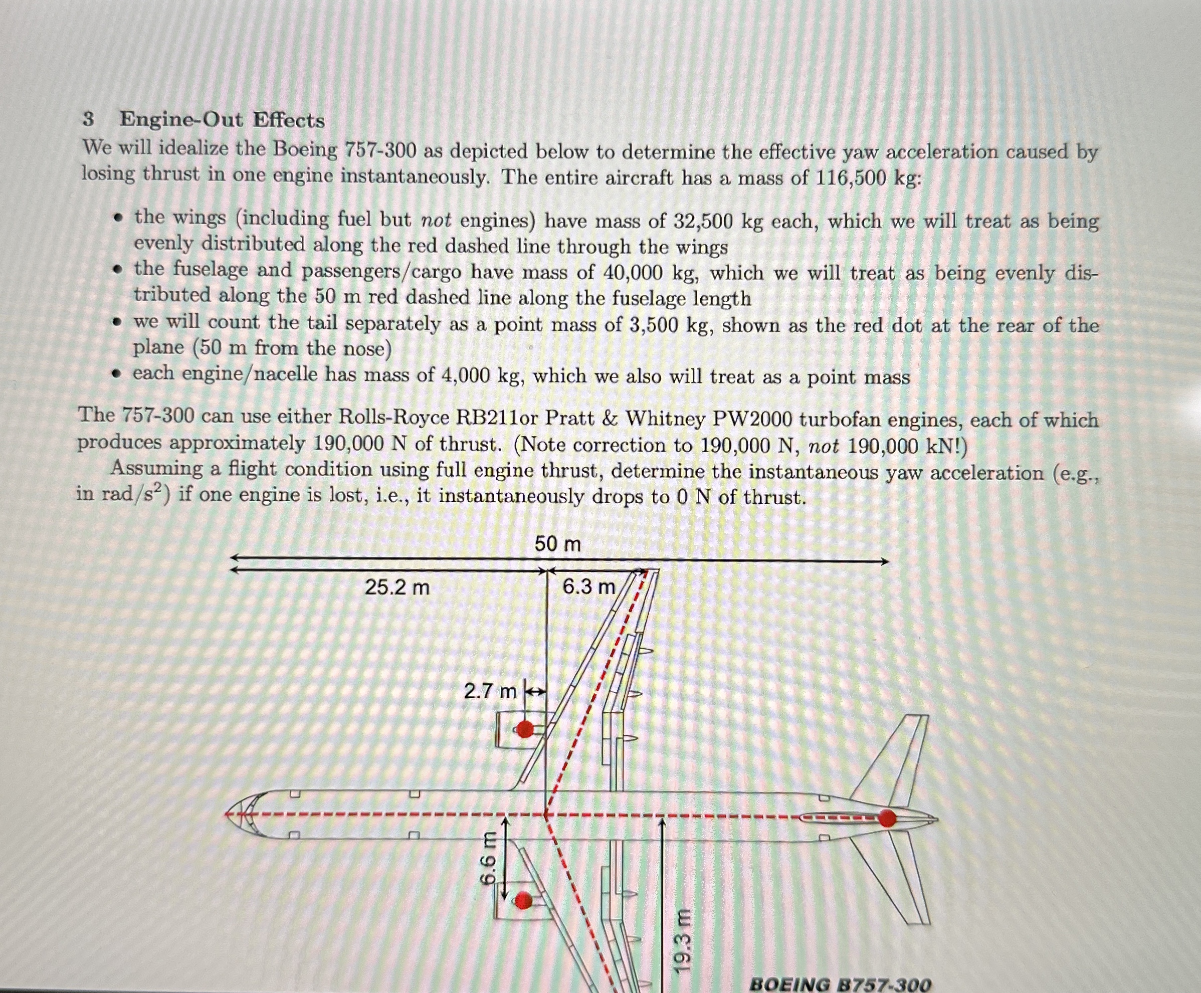 3 Engine - Out Effects We will idealize the