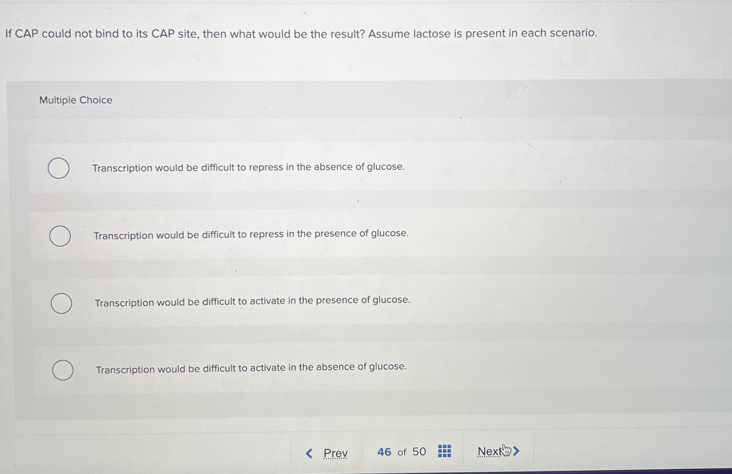 If CAP could not bind to its CAP site, then what
