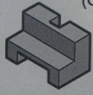 Give me a multiview drawing for this