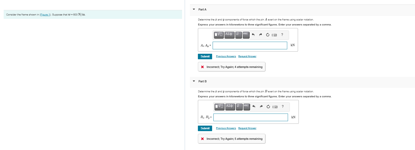 Consider the frame shown in ( Figure 1 ) .