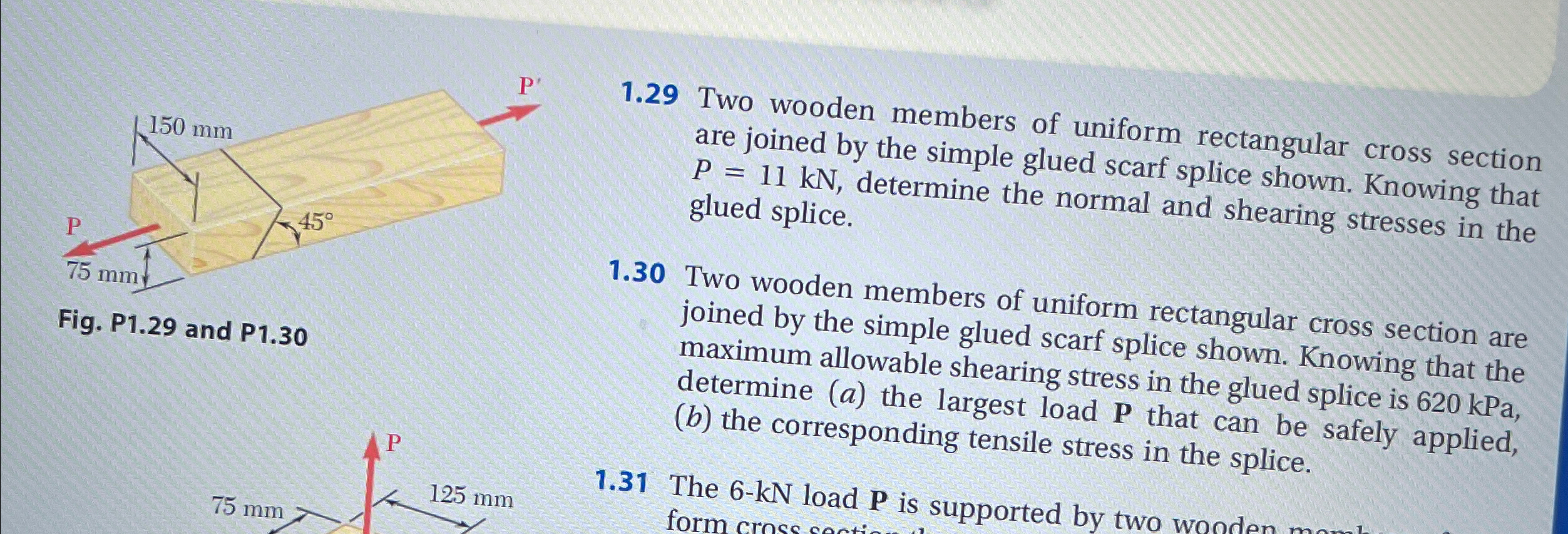 Question 1 . 3 0 please 1 . 3 0 Two wooden