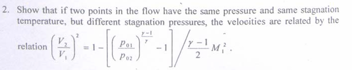 Show that if two points in the flow have the same