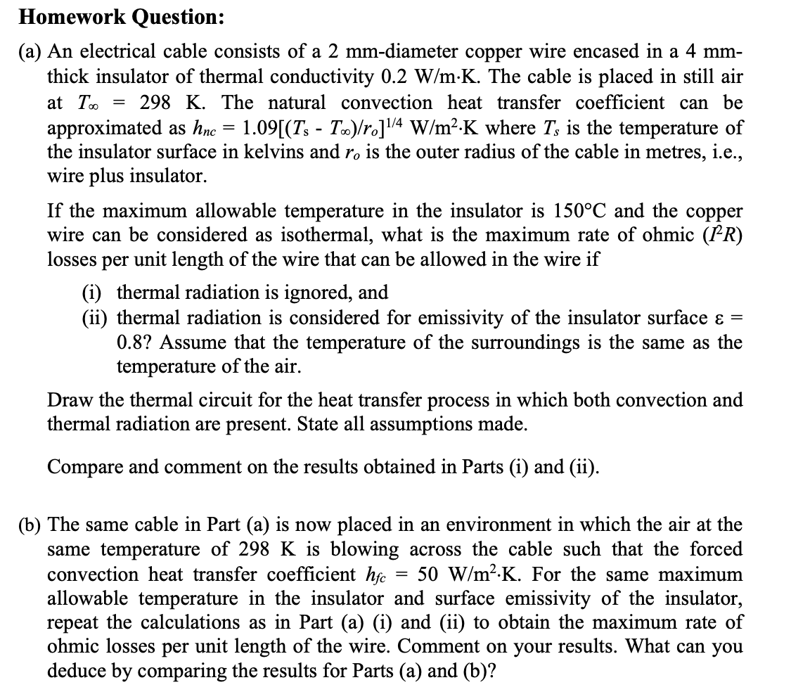 Show me the steps to solve for Heat Transfer