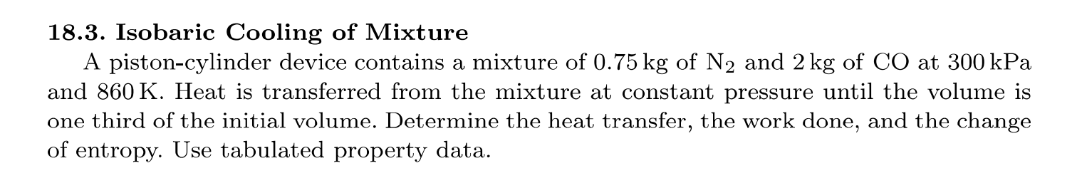 1 8 . 3 . Isobaric Cooling of Mixture A piston -