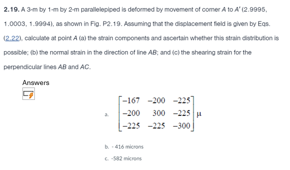 2 . 1 9 . A 3 - m by 1 - m by 2 - m