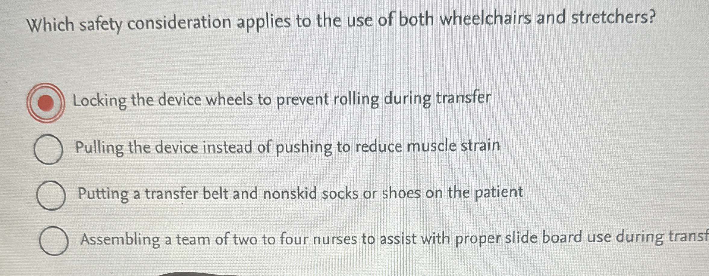 Which safety consideration applies to the use of