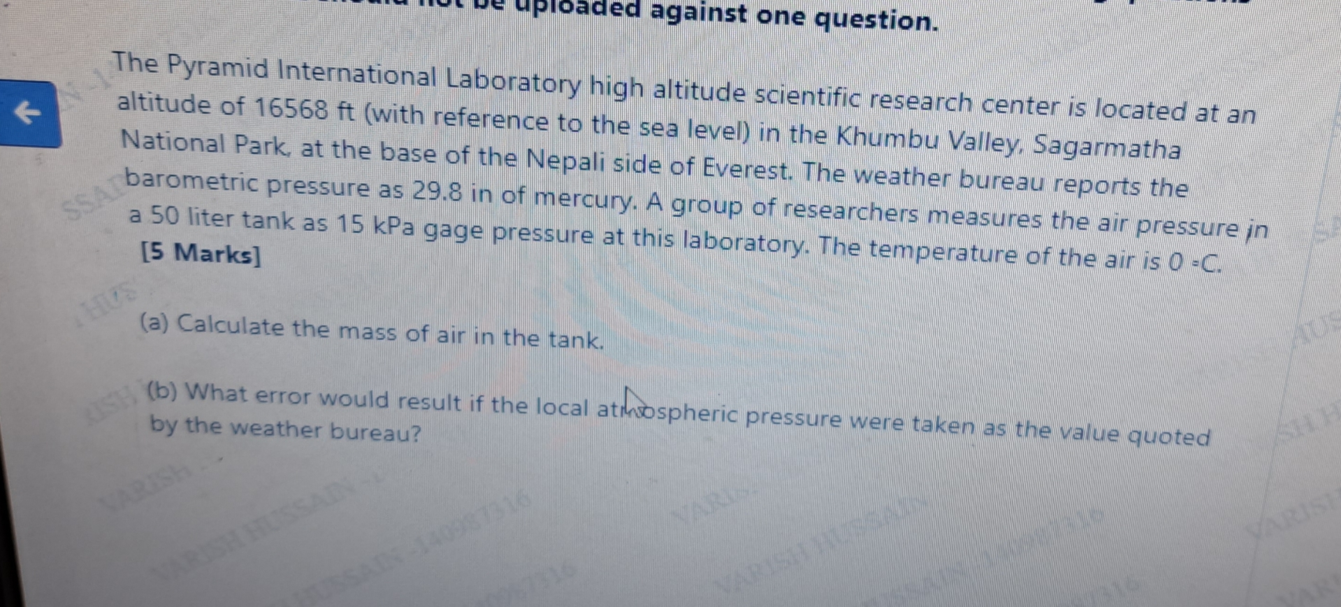 The Pyramid International Laboratory high