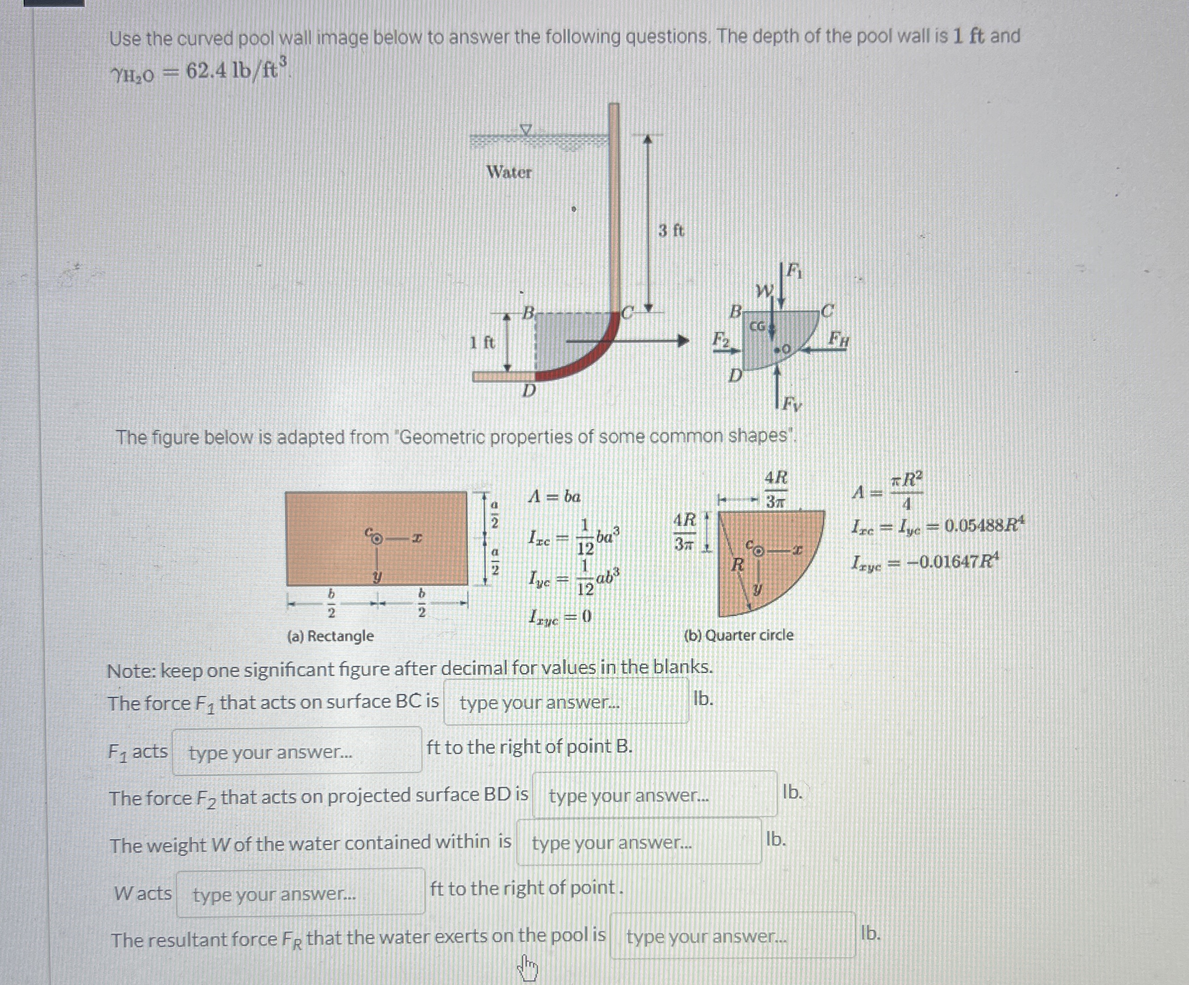 Use the curved pool wall image below to answer