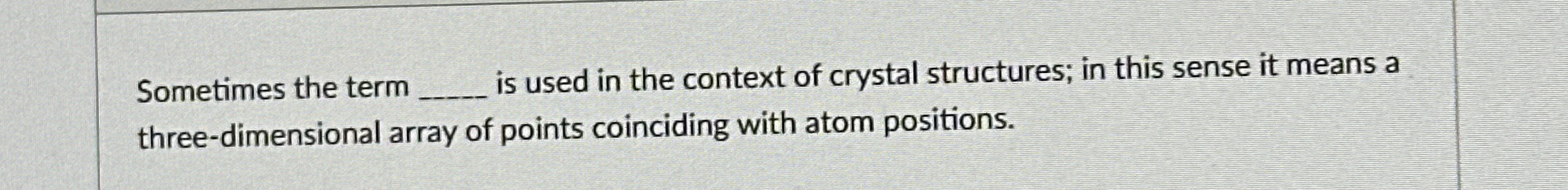 Sometimes the term q , is used in the context of
