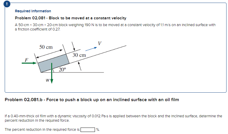 Required Information Problem 0 2 . 0 8 1 - Block