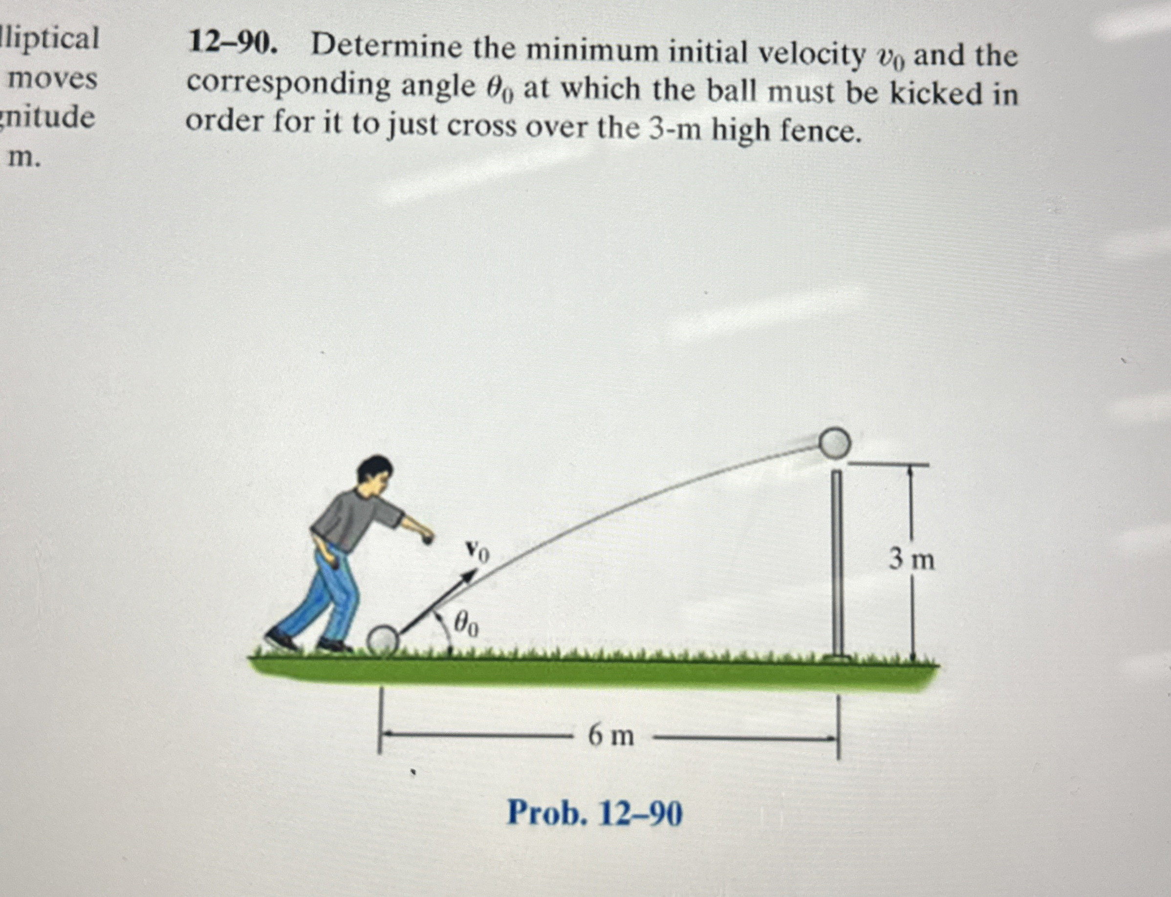 liptical moves nitude m . 1 2 - 9 0 . Determine