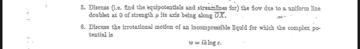 Discuss ( i . e . find the equipotentials and