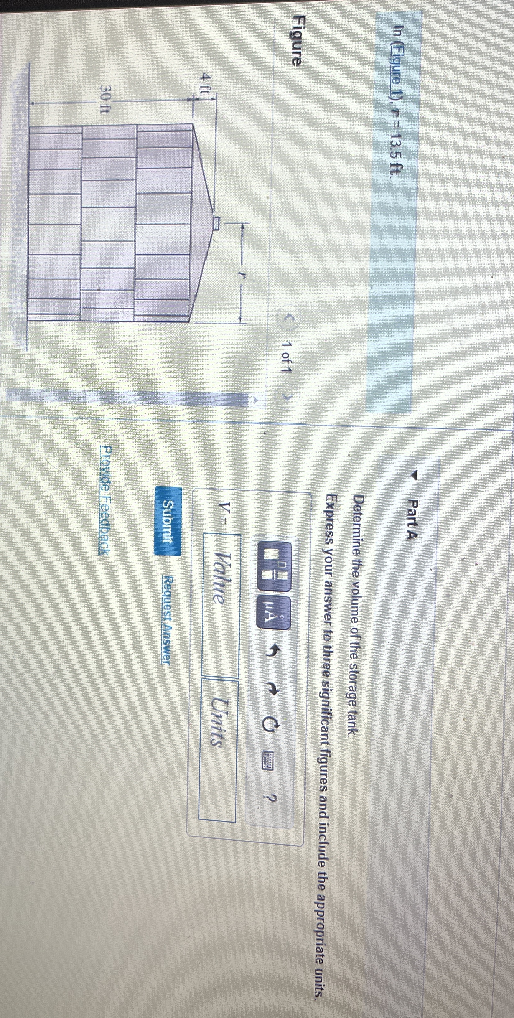 l n ( Figure 1 ) , r = 1 3 . 5 f t . Figure 1 of