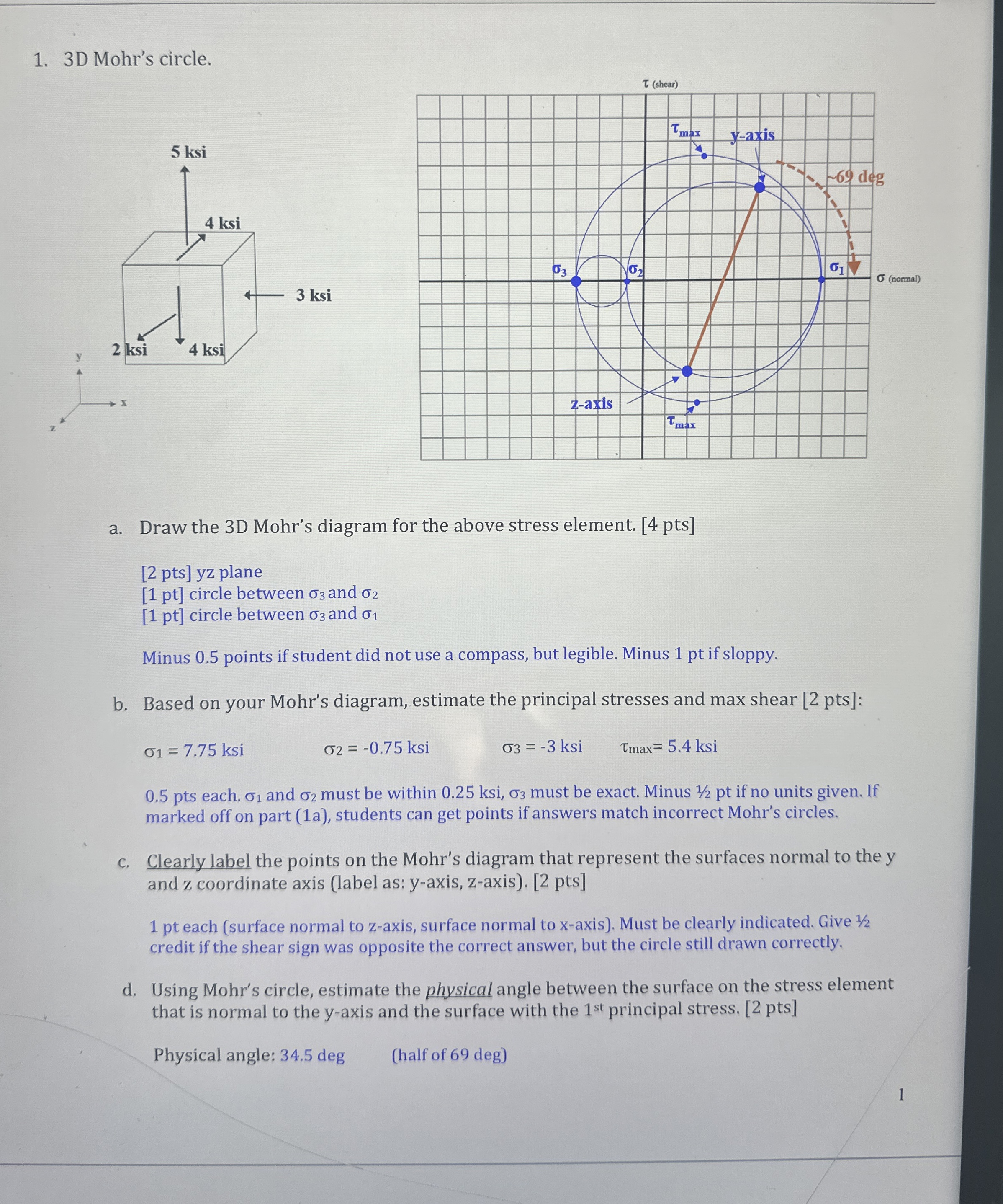 Please show me how to get the answers. Step by