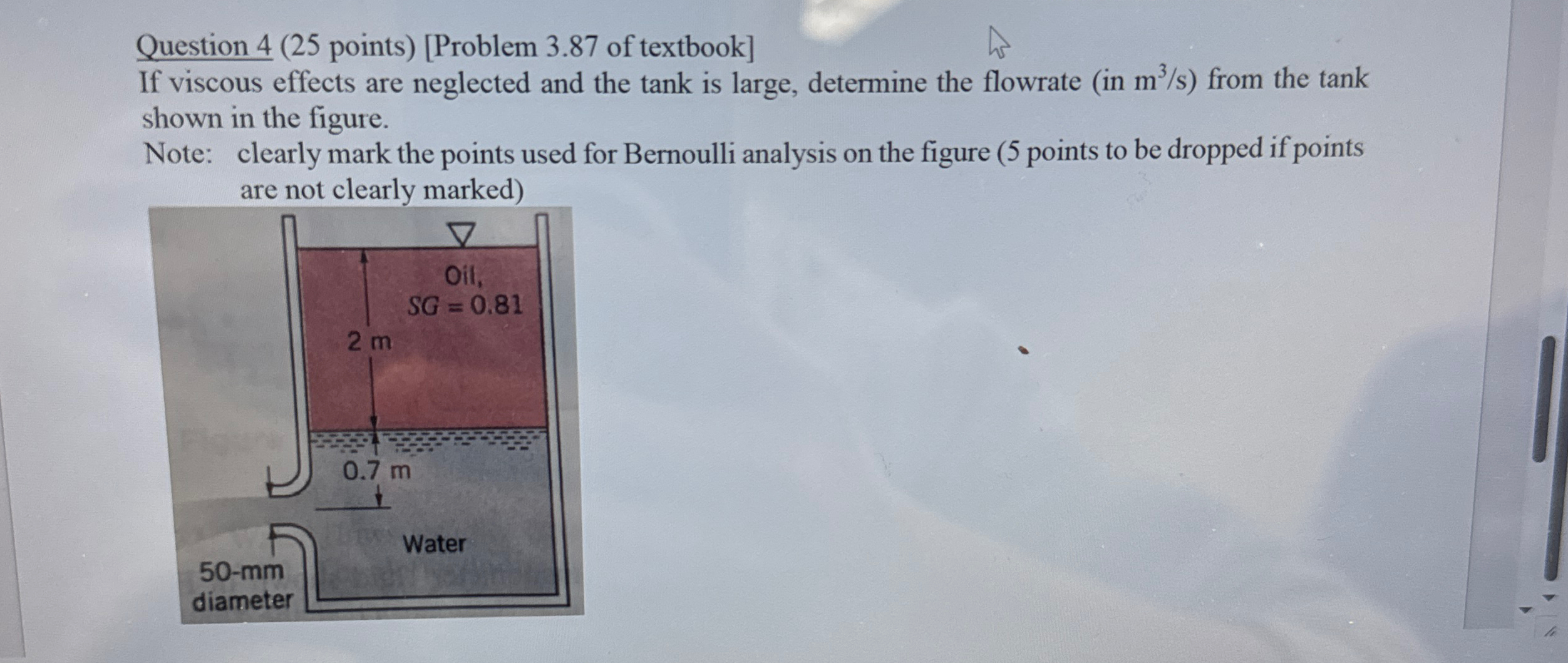 Question 4 ( 2 5 points ) [ Problem 3 . 8 7 of