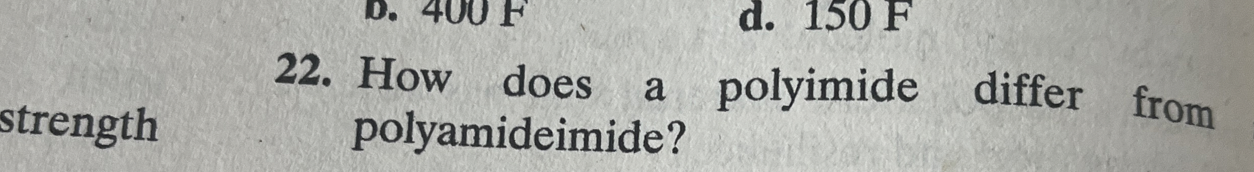 Steps for How does a polyimide differ from