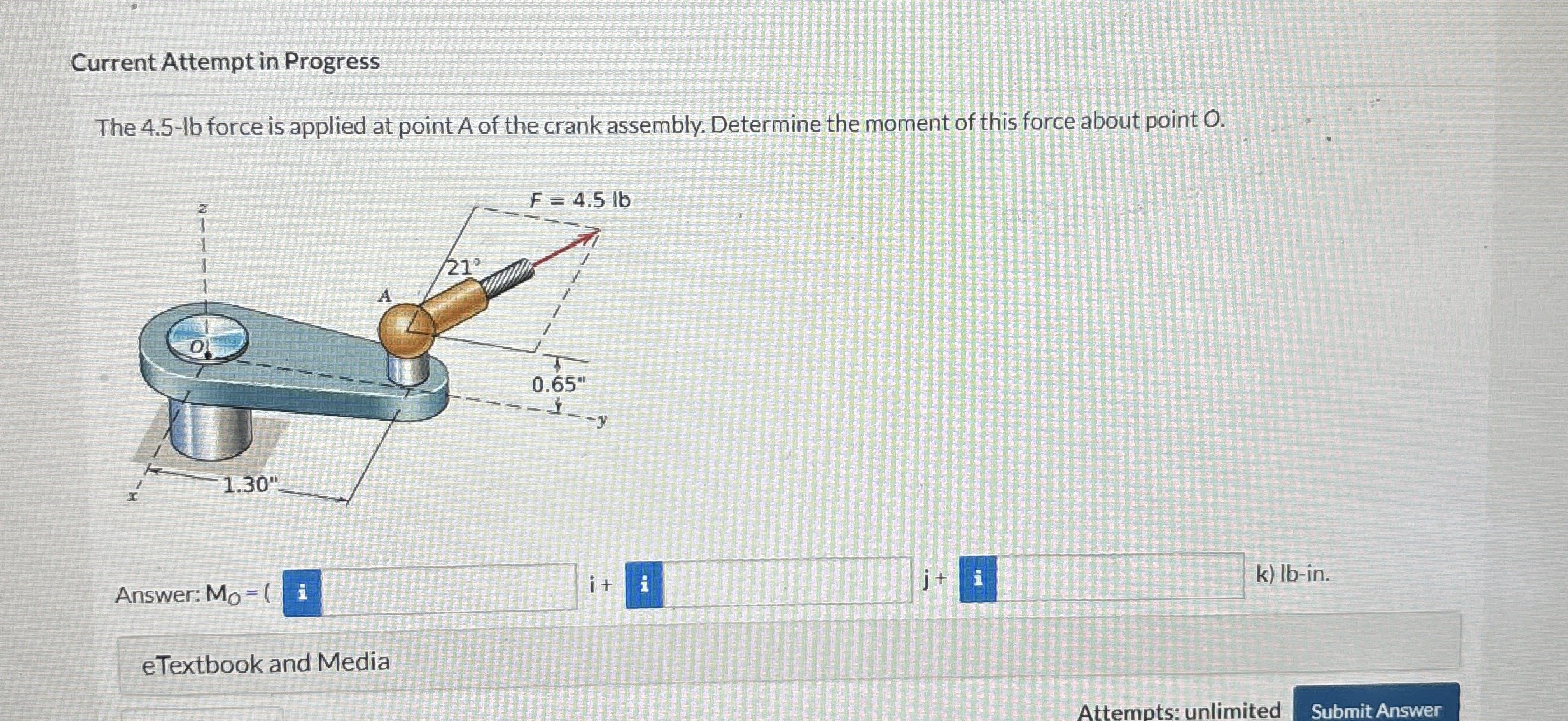 Current Attempt in Progress The 4 . 5 - l b force
