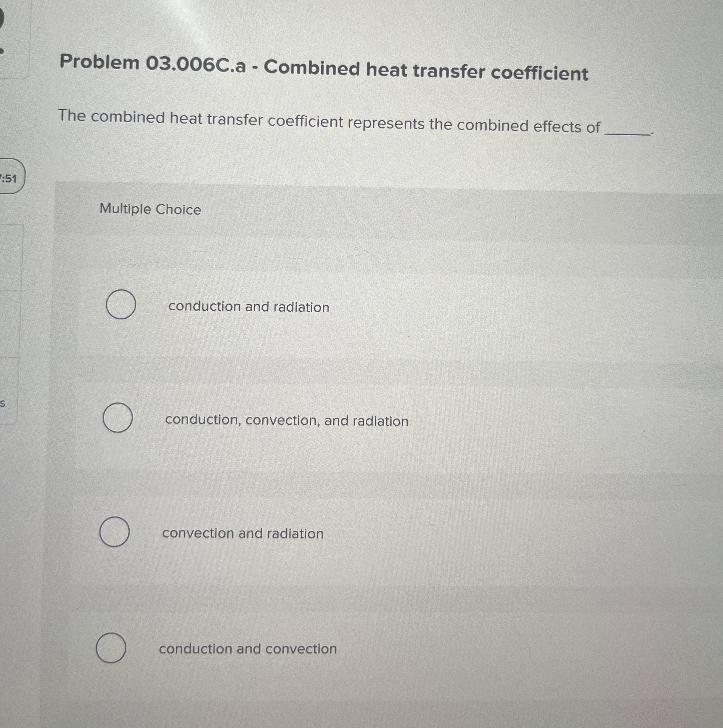 Problem 0 3 . 0 0 6 C . a - Combined heat