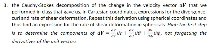 the Cauchy - Stokes decomposition of the change
