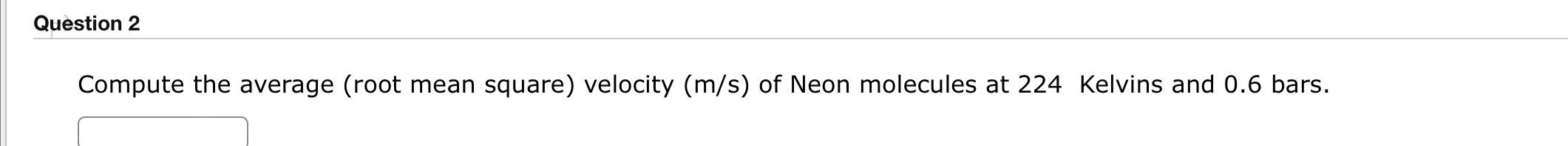 Question 2 Compute the average ( root mean square