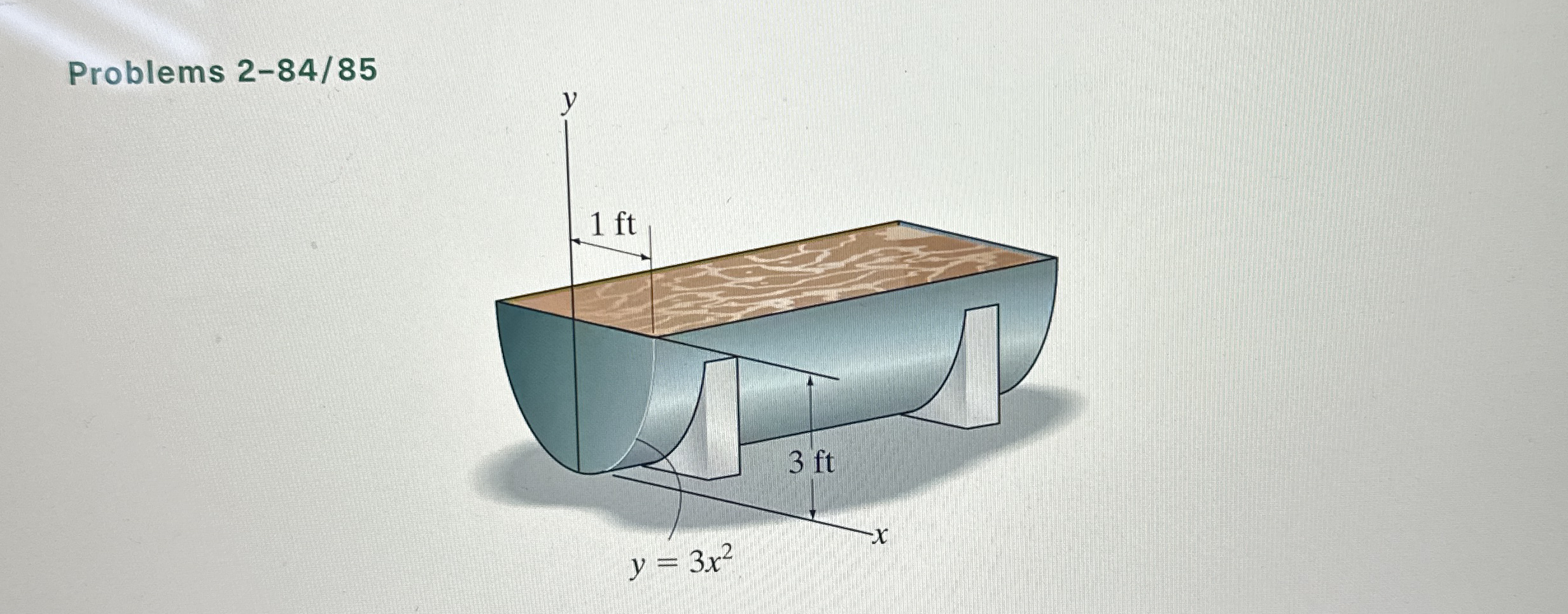 * 2 - 8 4 . The cleaning trough is filled to its