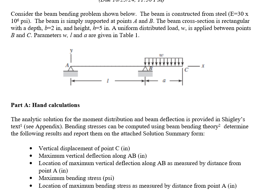d , determine the nodal displacements, the forces