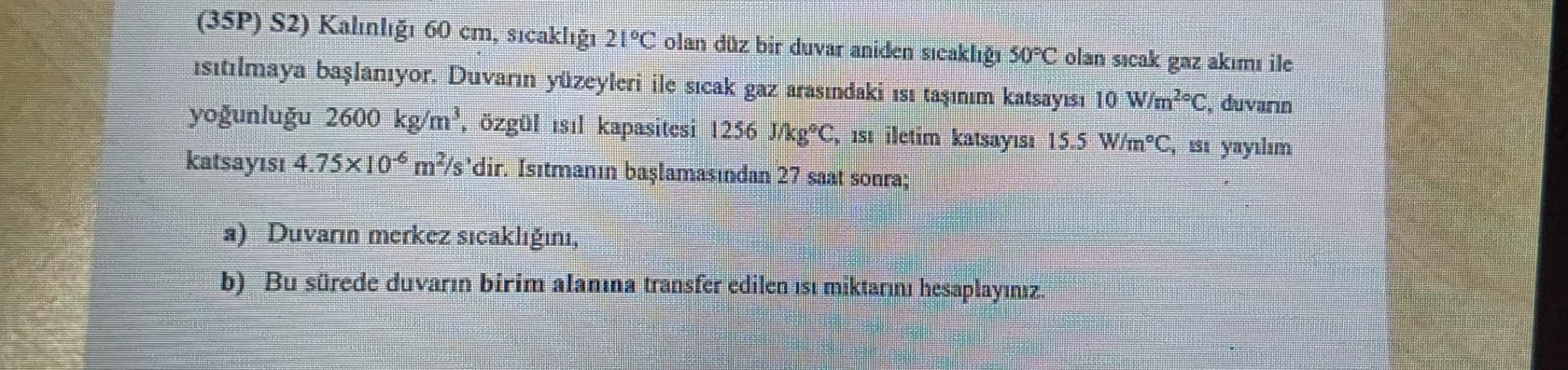 ( 3 5 P ) S 2 ) Kal nli 6 0 cm , stcakl 2 1 C