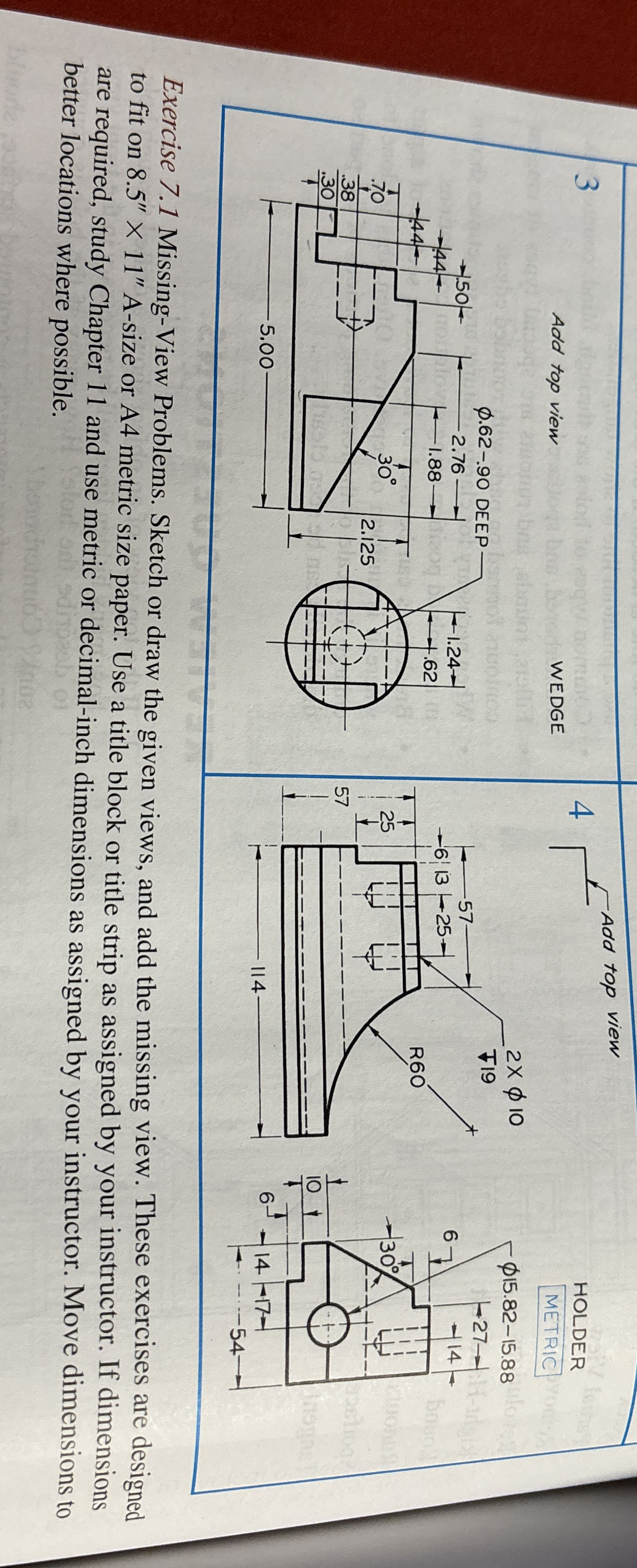 NEED HELP WITH 3 Exercise 7 . 1 Missing - View