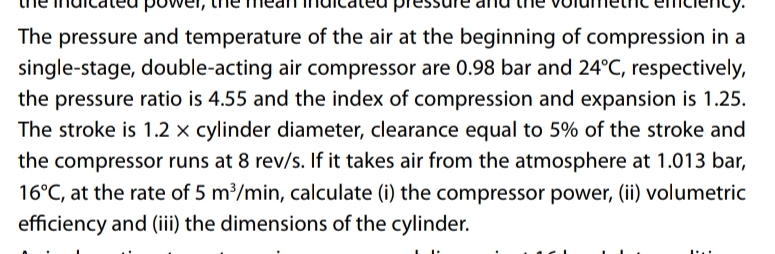 The pressure and temperature of the air at the