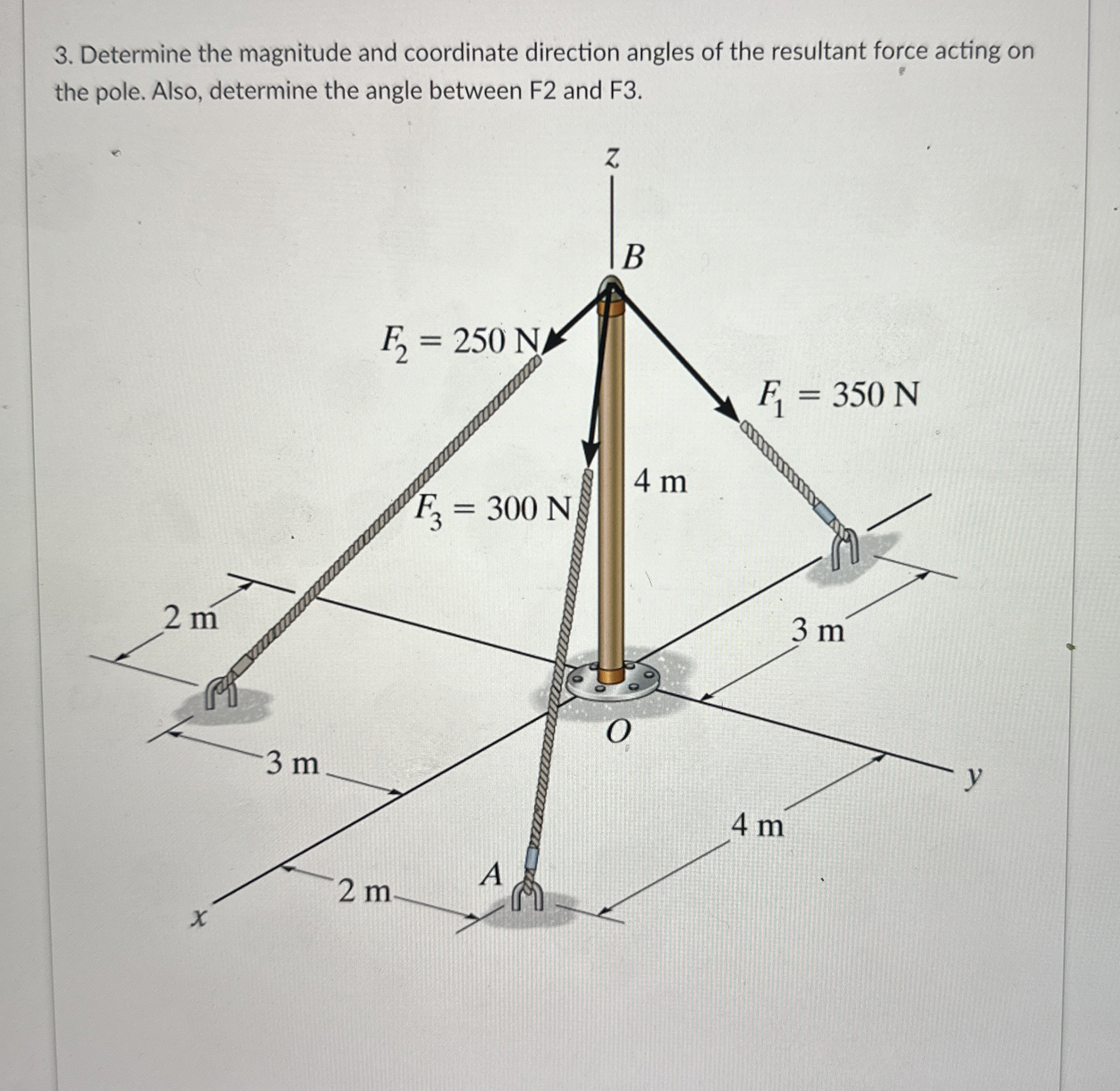 How to solve Determine the magnitude and