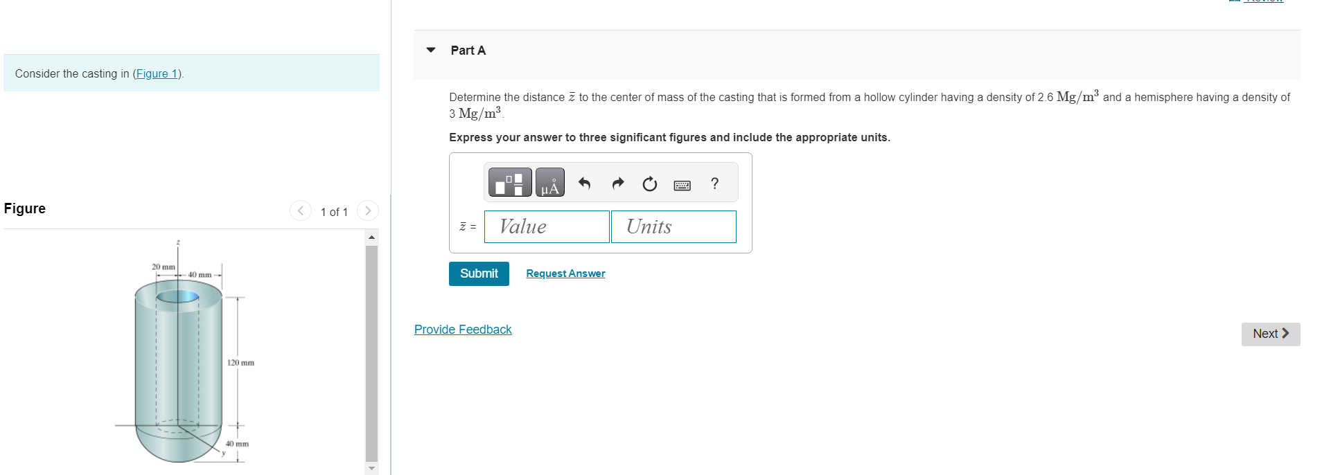 Consider the casting in ( Figure 1 ) Figure